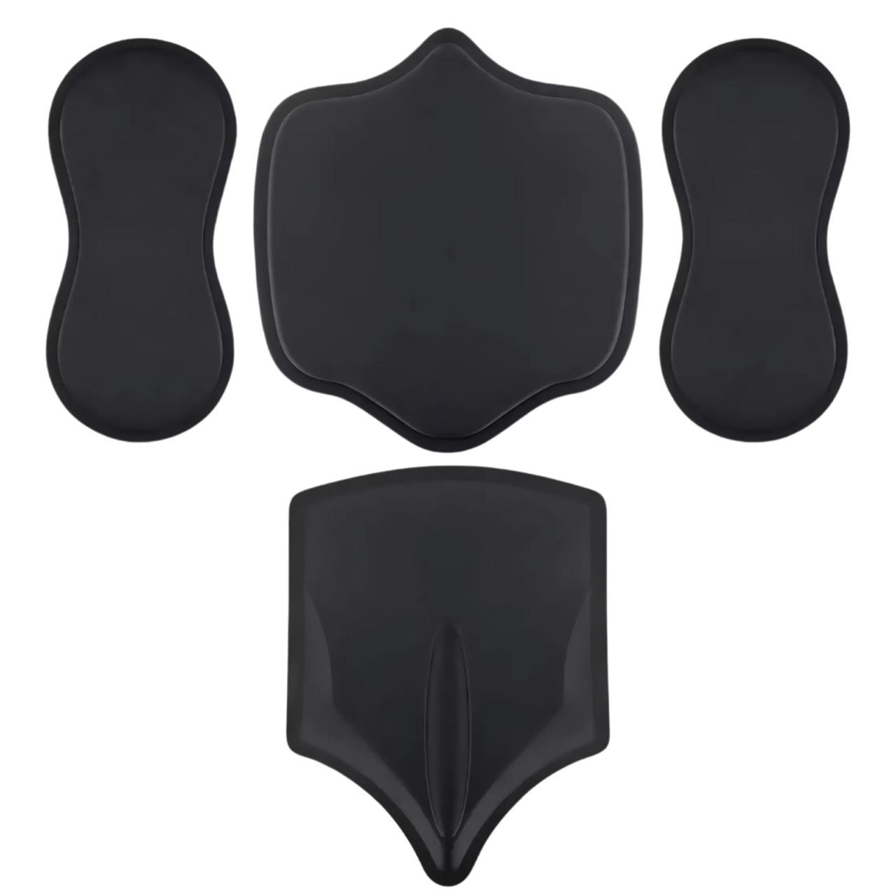 Kit placas pós-cirúrgicas abdominais, laterais e costas — peça pós-cirúrgica feminina Poupée